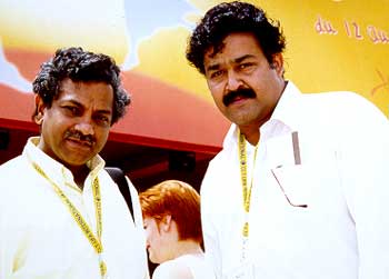 Shaji Karun and Mohanlal