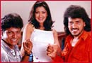 Shivaraj, Sonali Bendre and Upendra