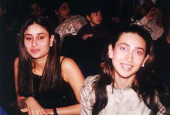 With sister Kareena