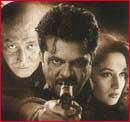 Danny, Anil Kapoor and Madhuri Dixit in Pukar