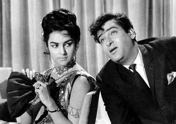 Asha Parekh and Shammi Kapoor