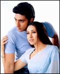 Abhishek and Karisma in Haan... Maine Bhi Pyaar Kiya