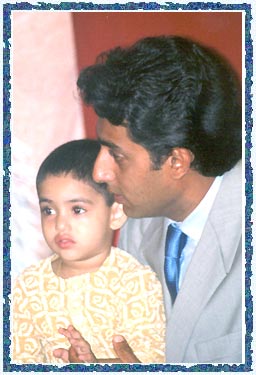 Agustya and Abhishek Bachchan