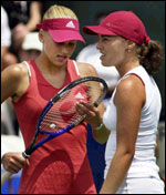 Anna Kournikova and Martina Hingis