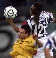 Edgar Davids and Paul Lambert 