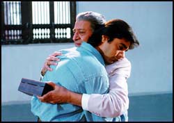 Chandrachur Singh and Pran