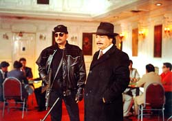 Kader Khan and Kiran Kumar