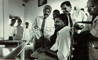 Anil Kumar can move now is his neck -- and that too with difficulty